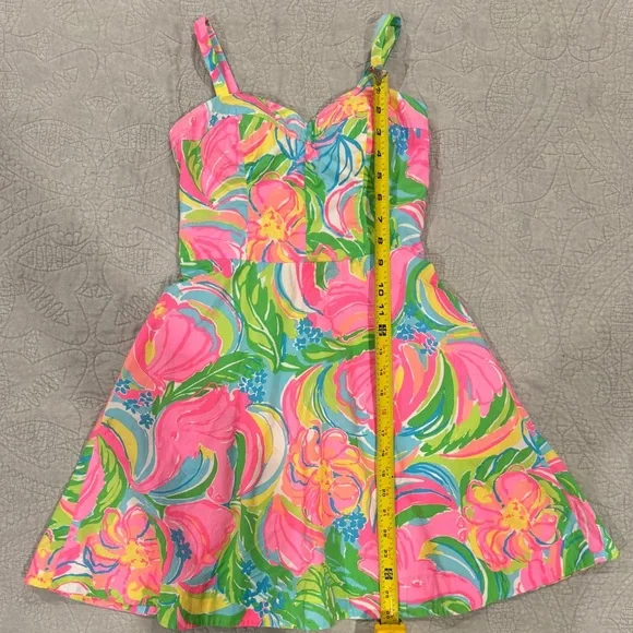 Lily Pulizter bright floral sun dress - Picture 3 of 5